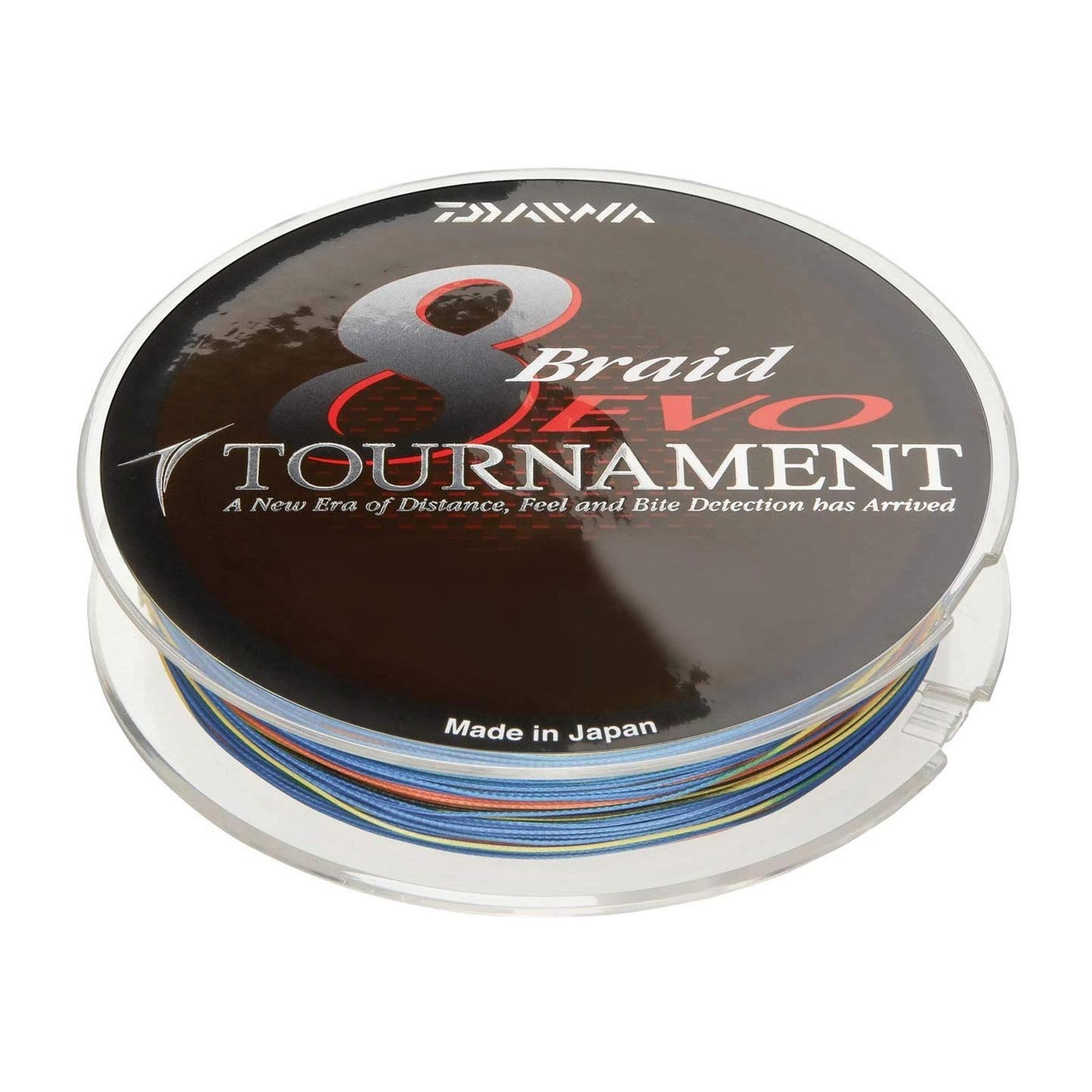 Daiwa Tournament 8 Braid EVO Multicolor Geflochtene Angelschnur Meterware