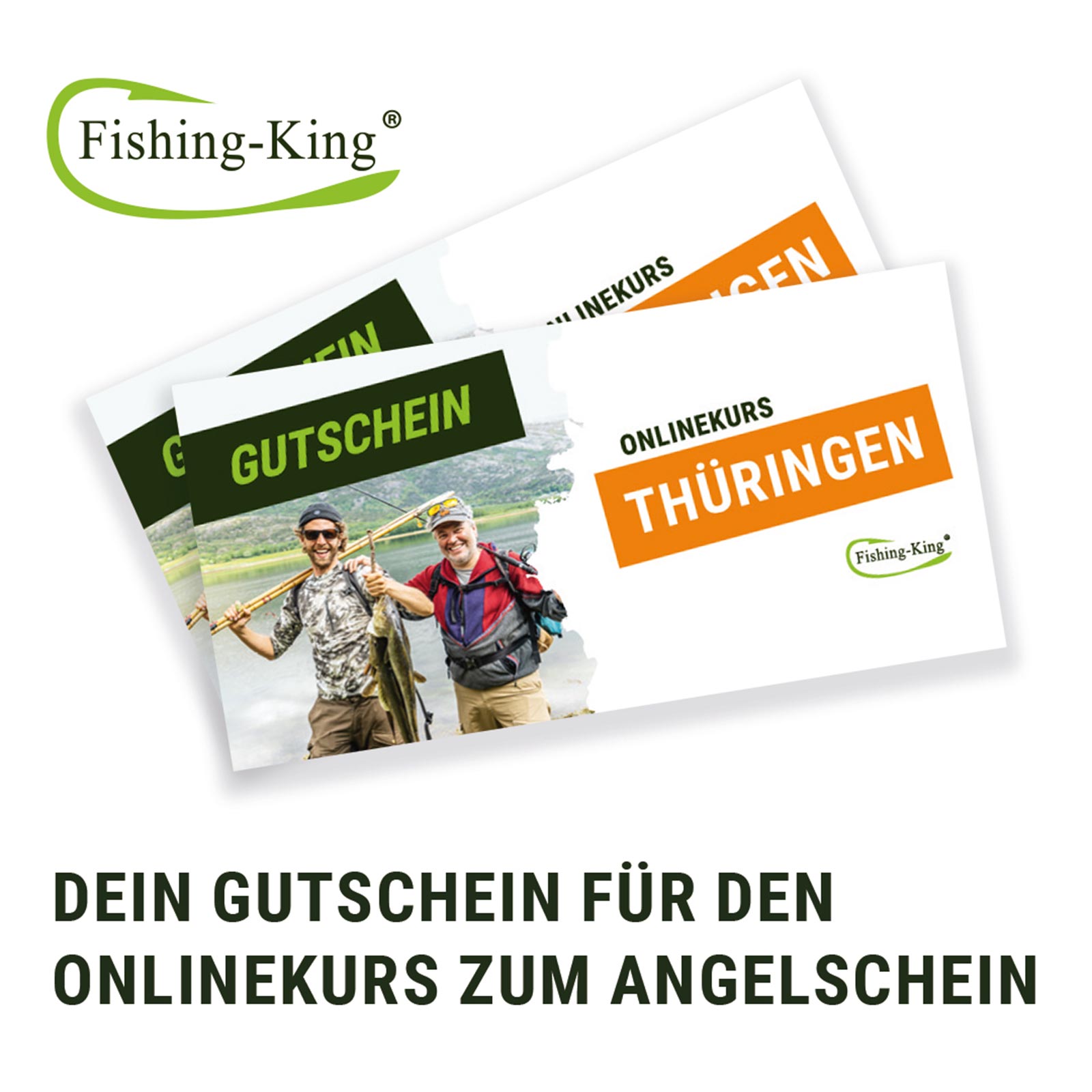 Fishing King Gutschein Onlinekurs zum Angelschein Thüringen