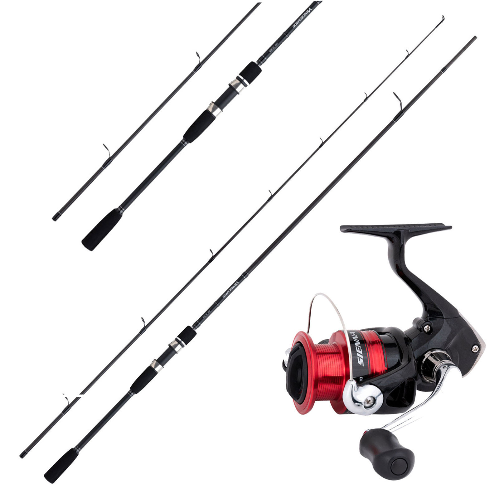 Shimano Rolle Sienna & Shimano Rute 2,10m 3-21g Forellenangeln Angelset Combo