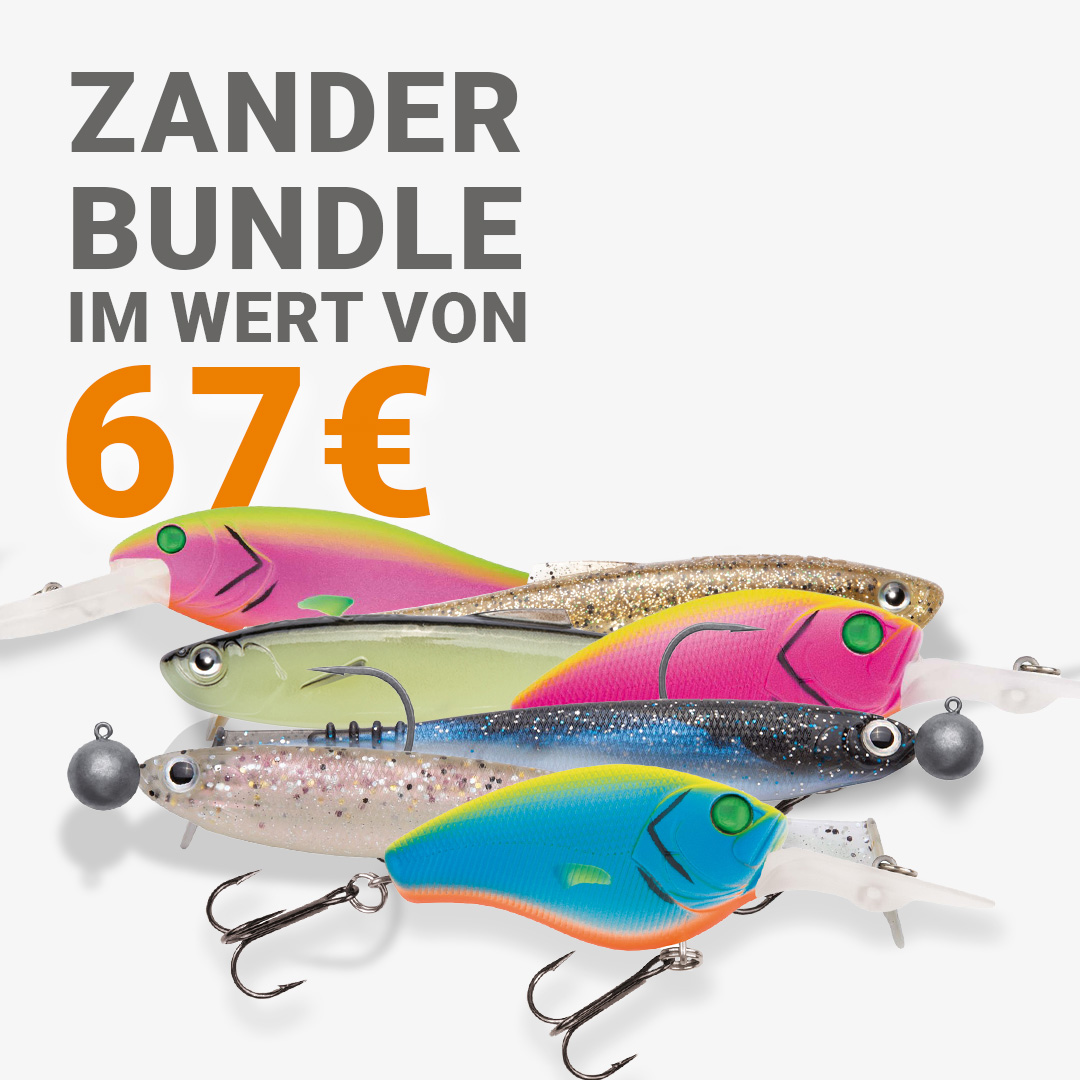 Köder Bundle Zander 18 Teile