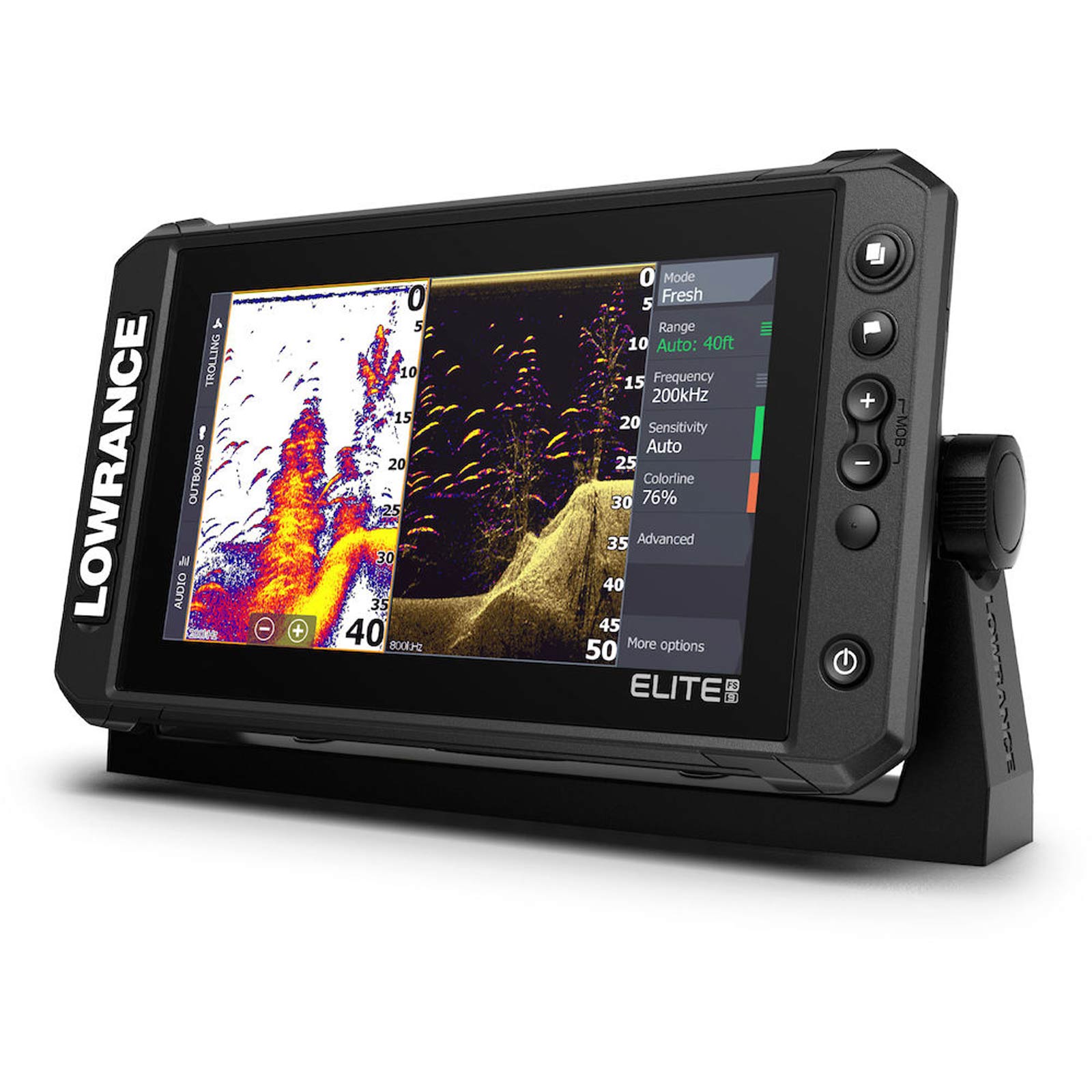 Lowrance Elite FS 9 Active Imaging™ 3-in-1 Festmontage Echolot mit Geber Detail 2