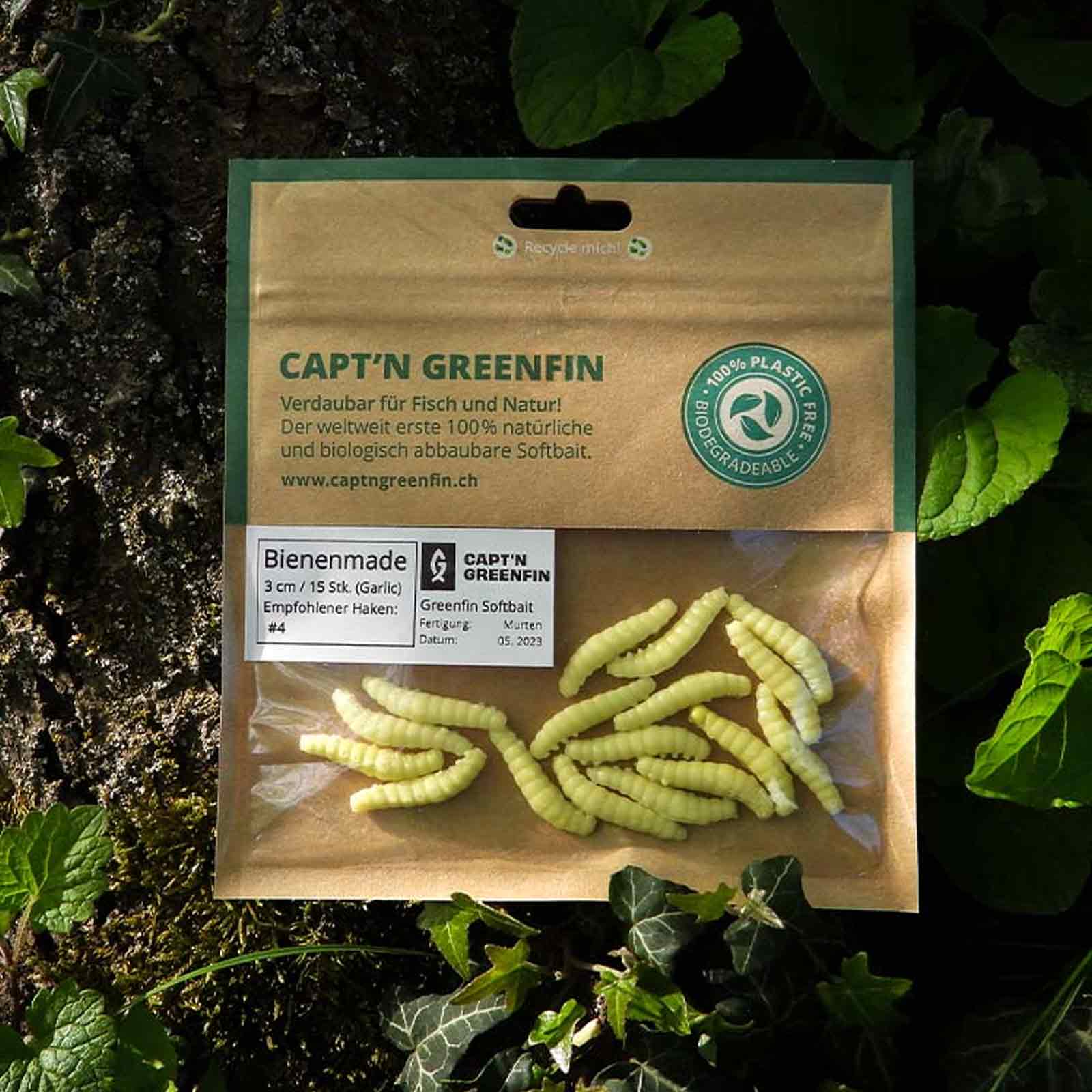 Capt`n Greenfin Honey Worm Bienenmade Garlic Detail 1