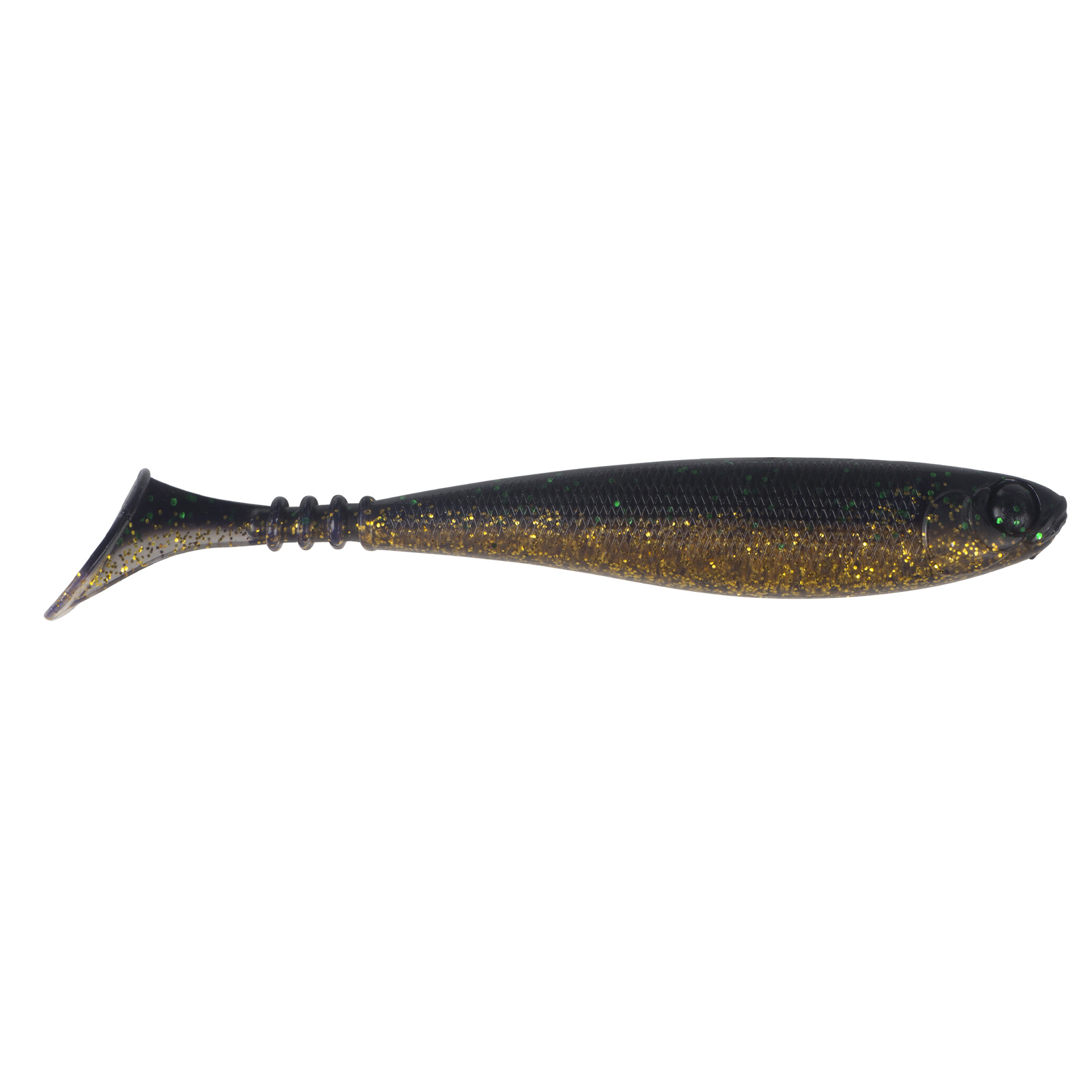 Jackson Green Pure Slim Shad Midnight Black Gummifisch