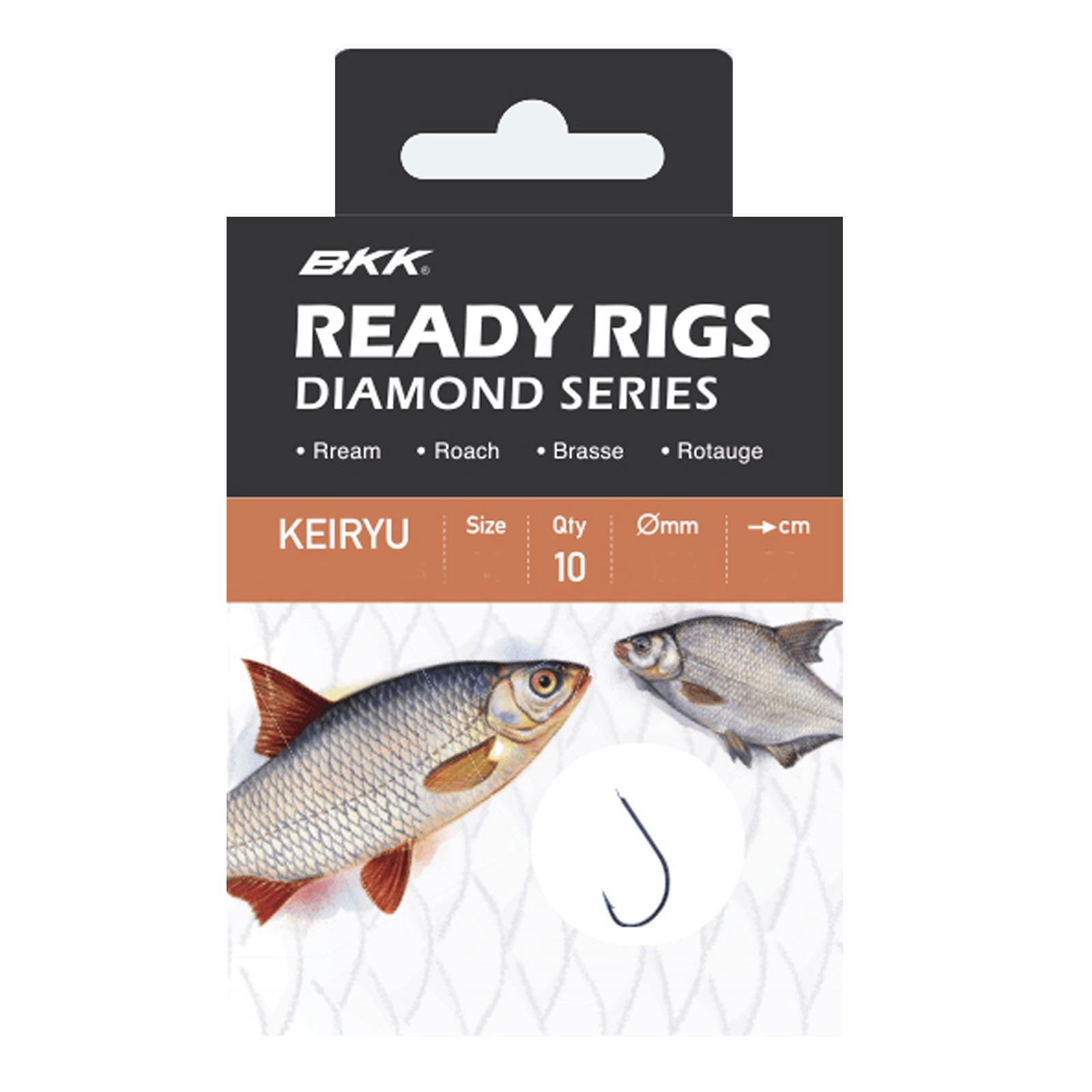 BKK Ready Rig Diamond-Keiryu BN Friedfisch Vorfachhaken gebunden