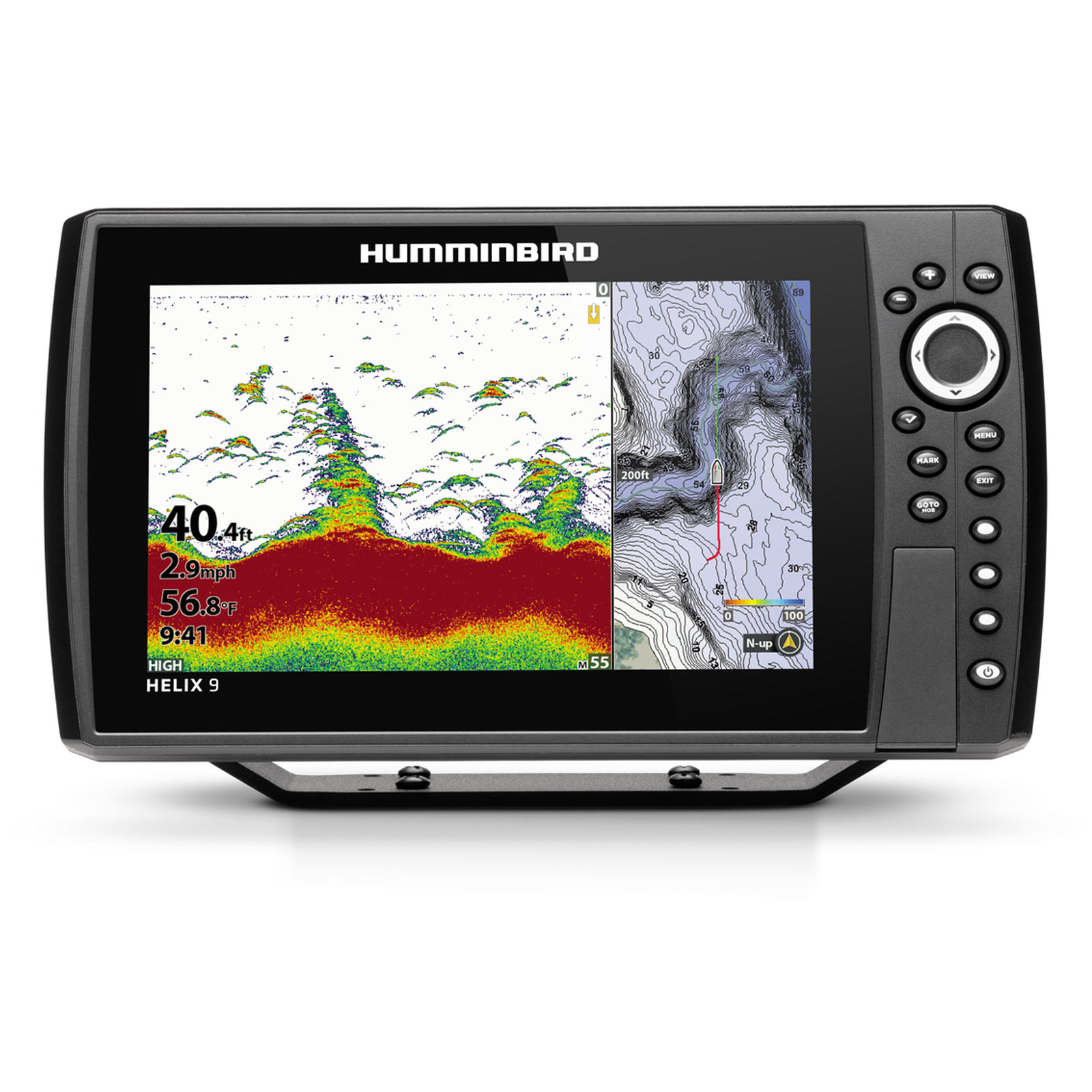 Humminbird Helix 9 CHIRP MEGA SI+ GPS G4N - Komplett mit Geber Detail 2