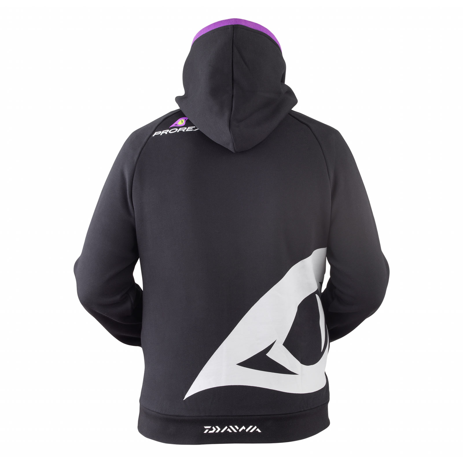 Daiwa Prorex Hoodie schwarz Kapuzenpullover back