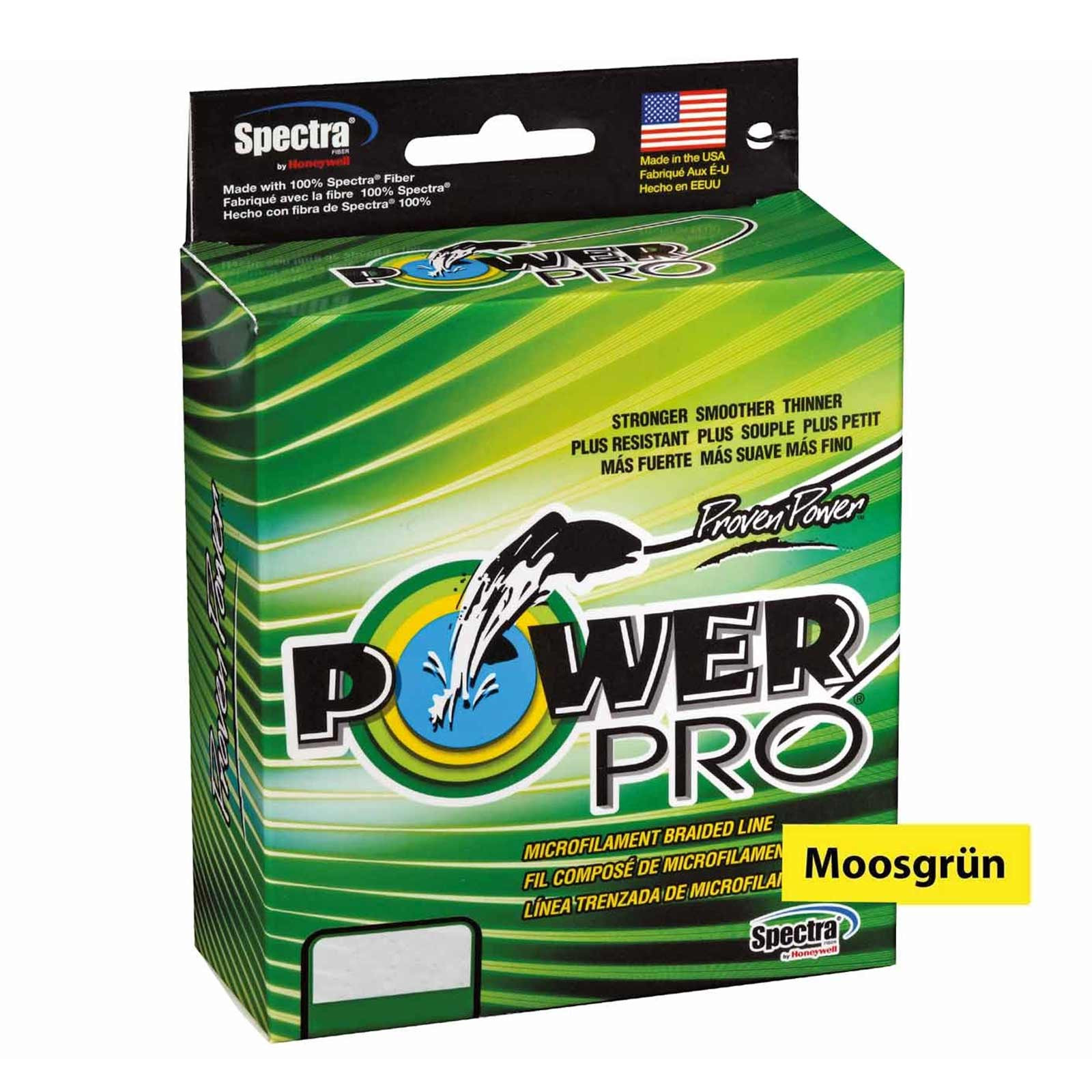 Shimano Power Pro Moss Green Geflochtene Angelschnur