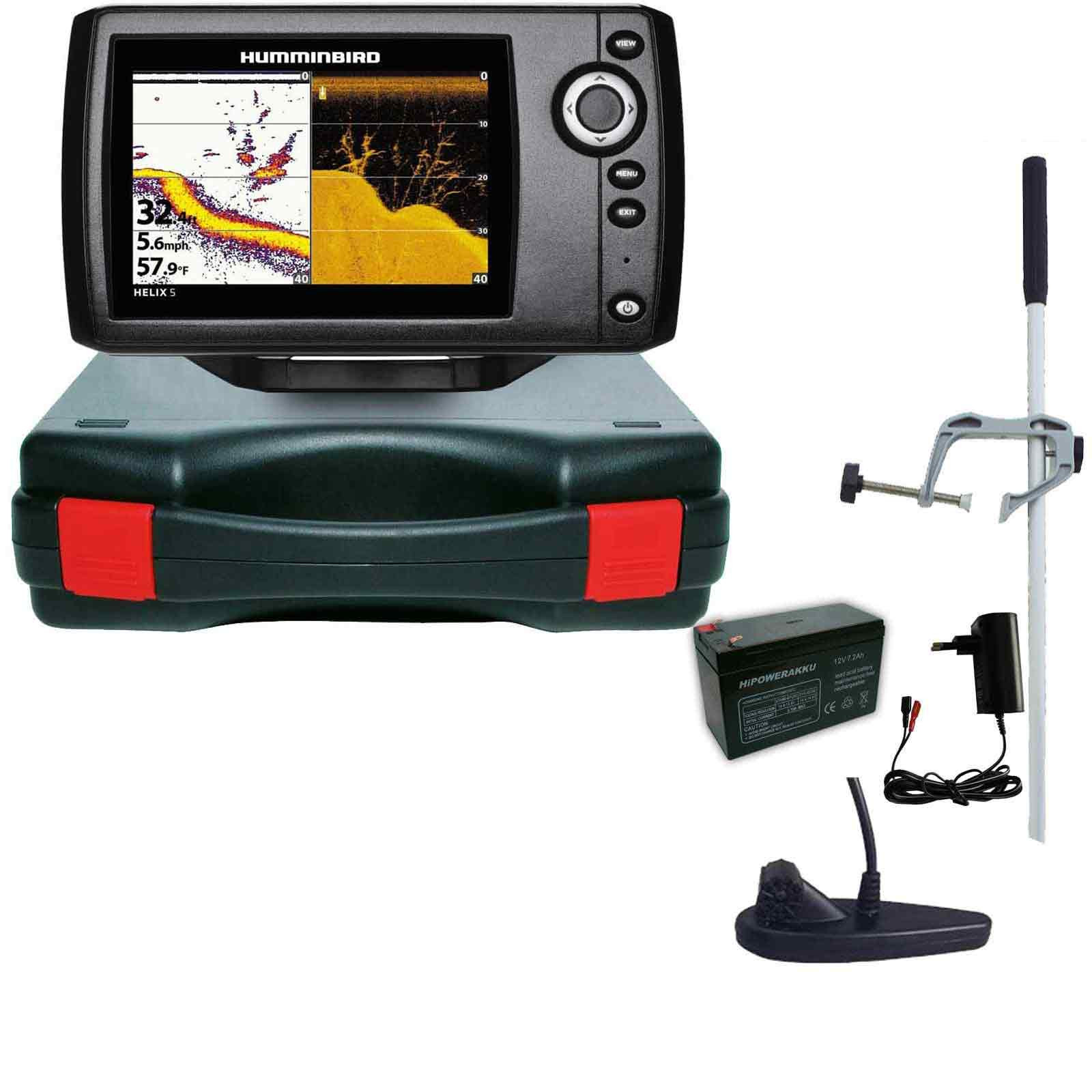 Humminbird Helix 5 DI G2 Down Imaging Echolot Portabel Master Edition – Komplettsystem