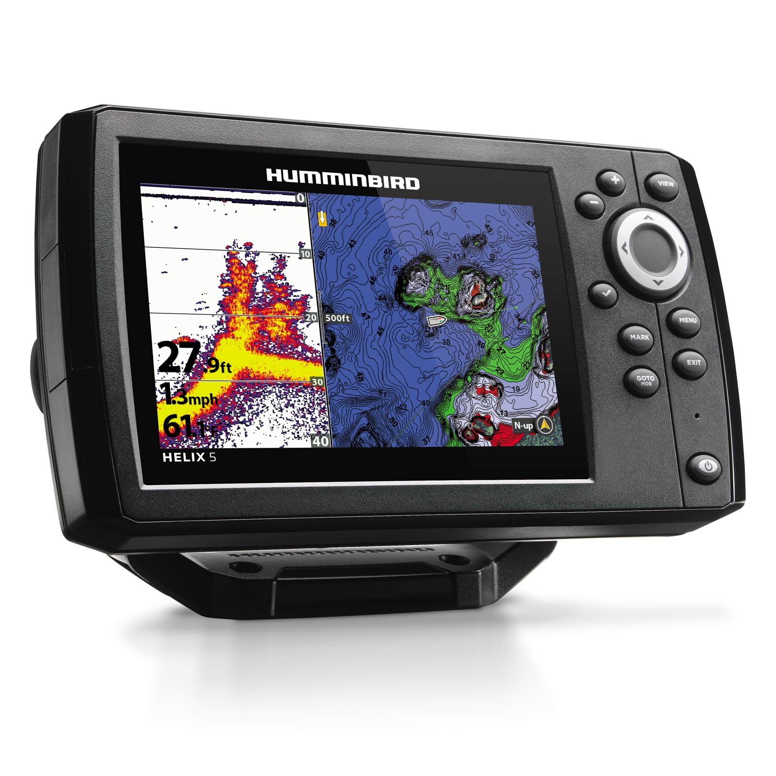 Humminbird Helix 5 Chirp GPS G3 GPS Kartenplotter Echolot - Komplett mit Geber 3