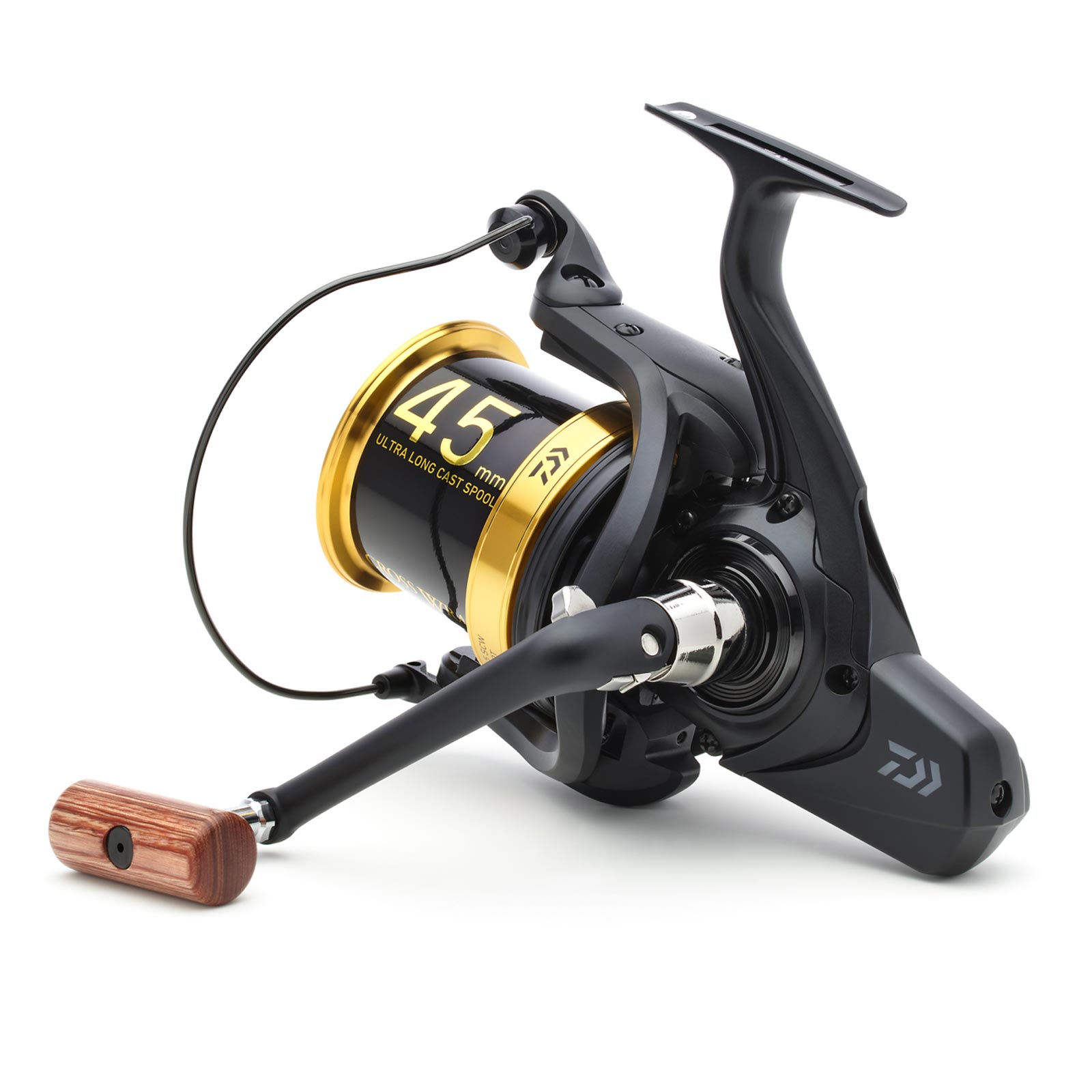 Daiwa 23 EMBLEM 45 SCW QD-OT Big Pit Karpfenrolle Detail1