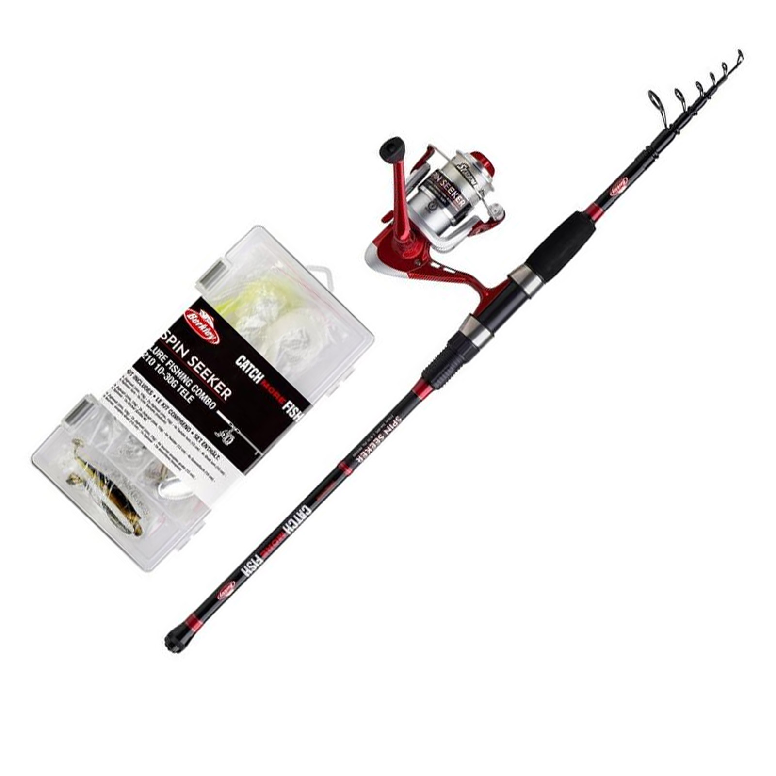 Berkley Catch More Fish Spin Seeker Tele Combo - Spinn komplett Angelset