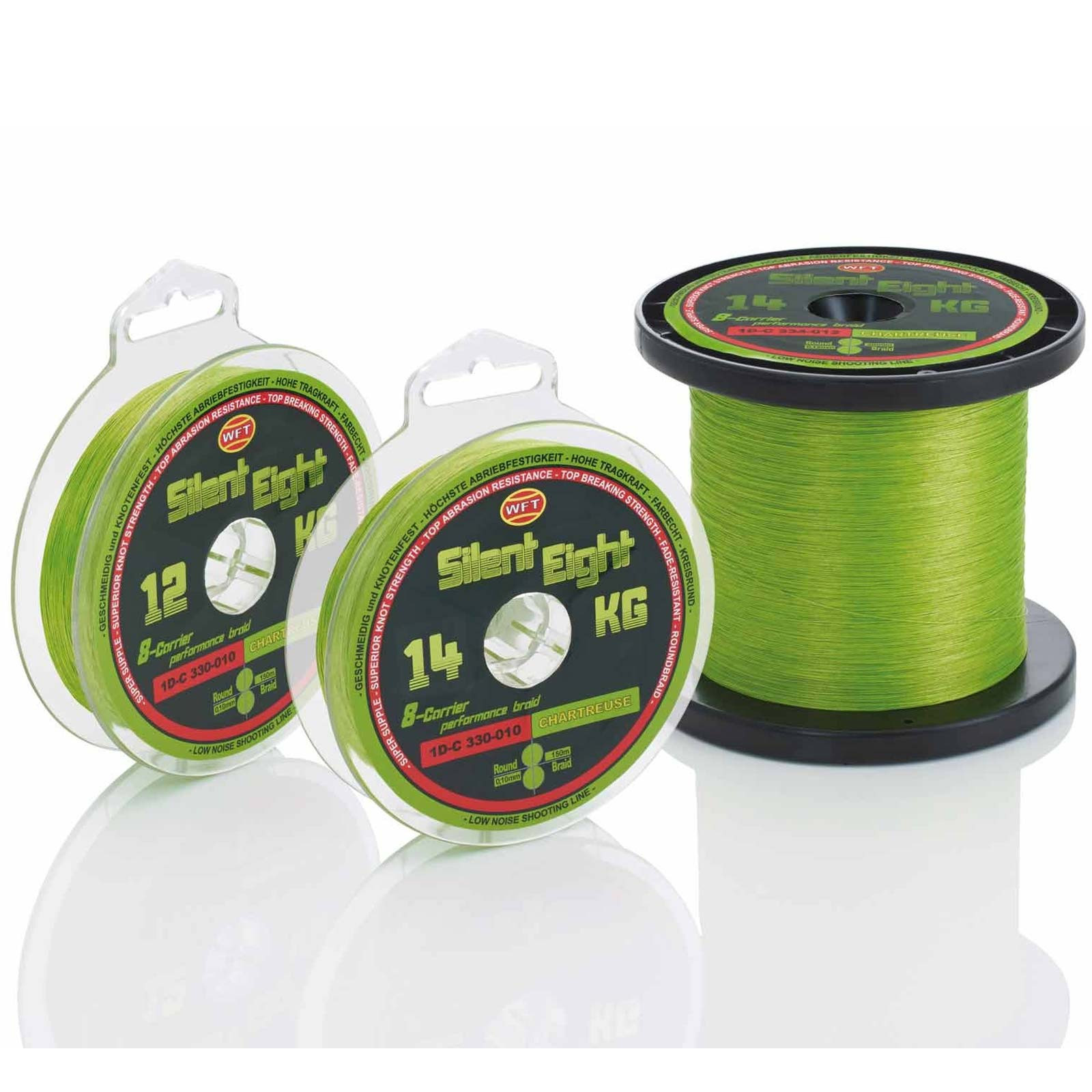 WFT Silent Eight Chartreuse Angelschnur