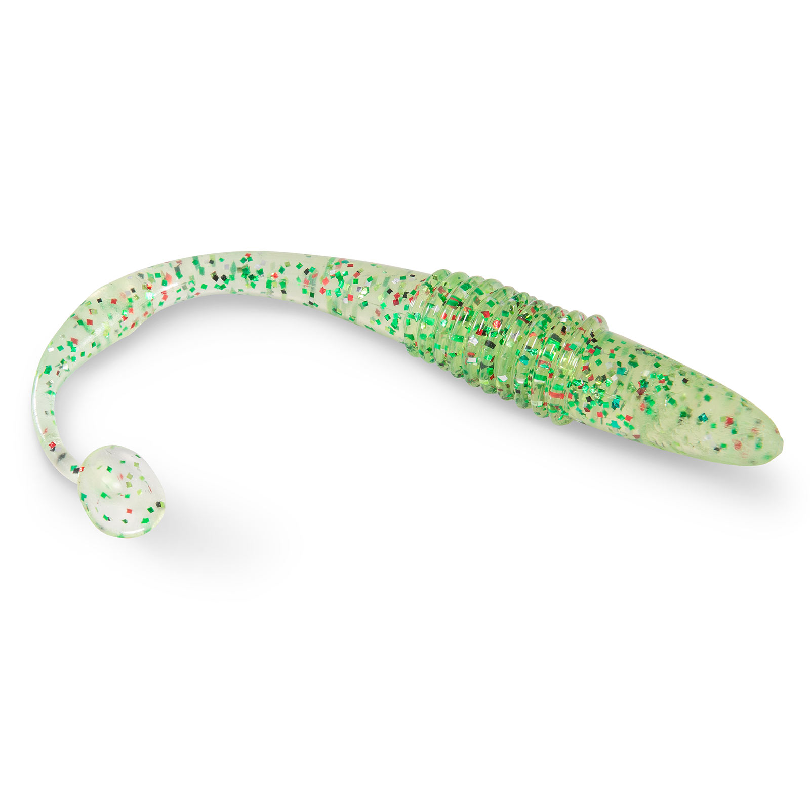 Sänger Iron Claw Eazy-Add Shad Non-Toxic 12cm Gummifische Green Glitter