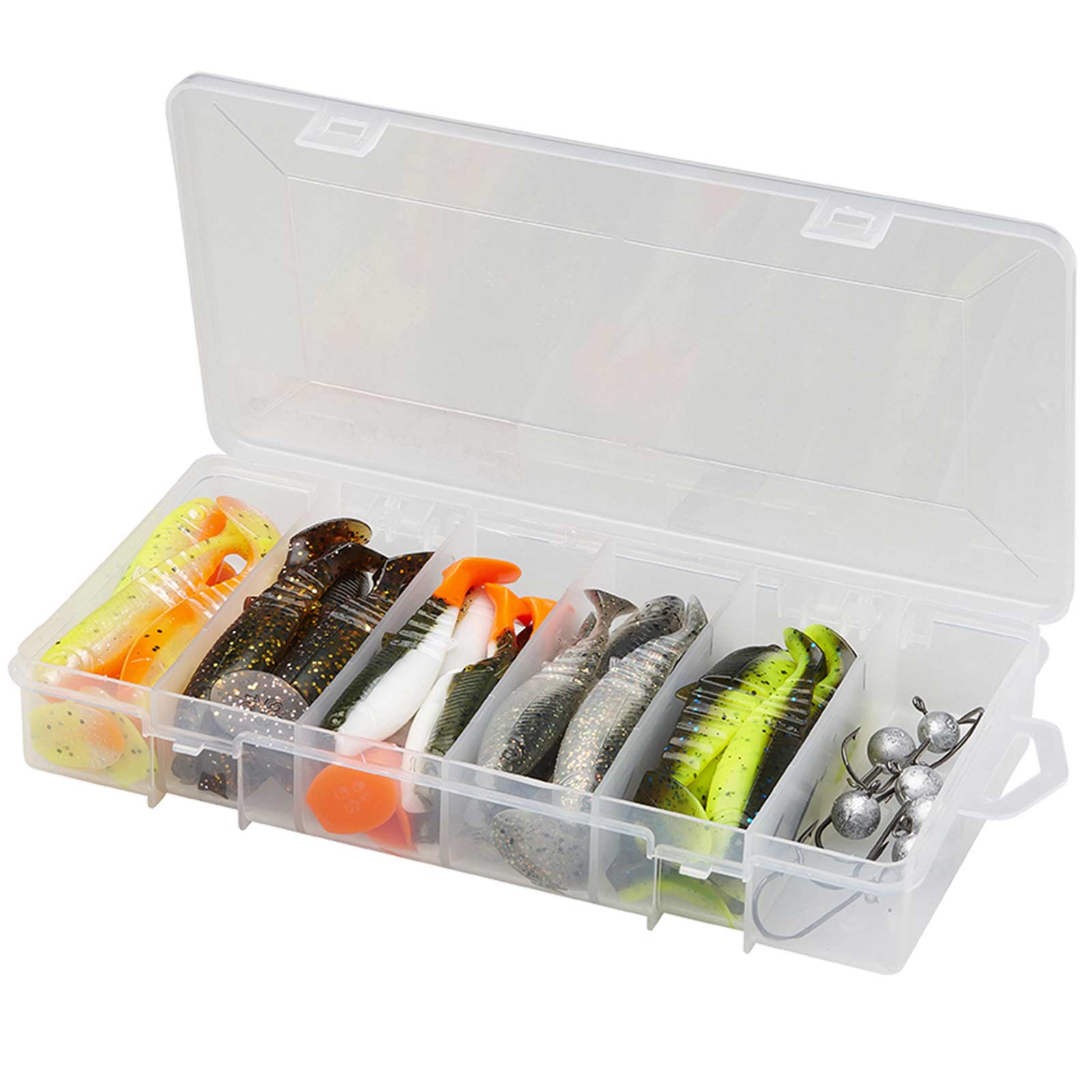 Savage Gear Cannibal Shad Kit Mixed Colors Gummifisch-Set