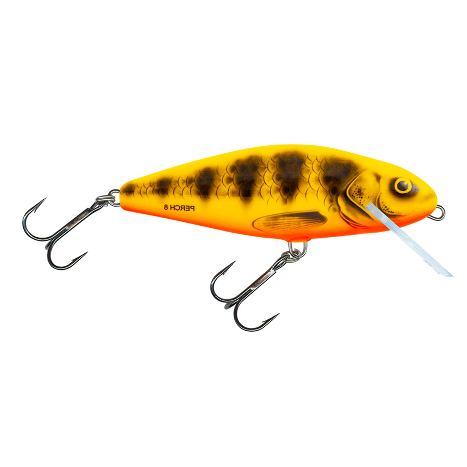 Salmo Perch Floating Yellow Red Tiger Wobbler