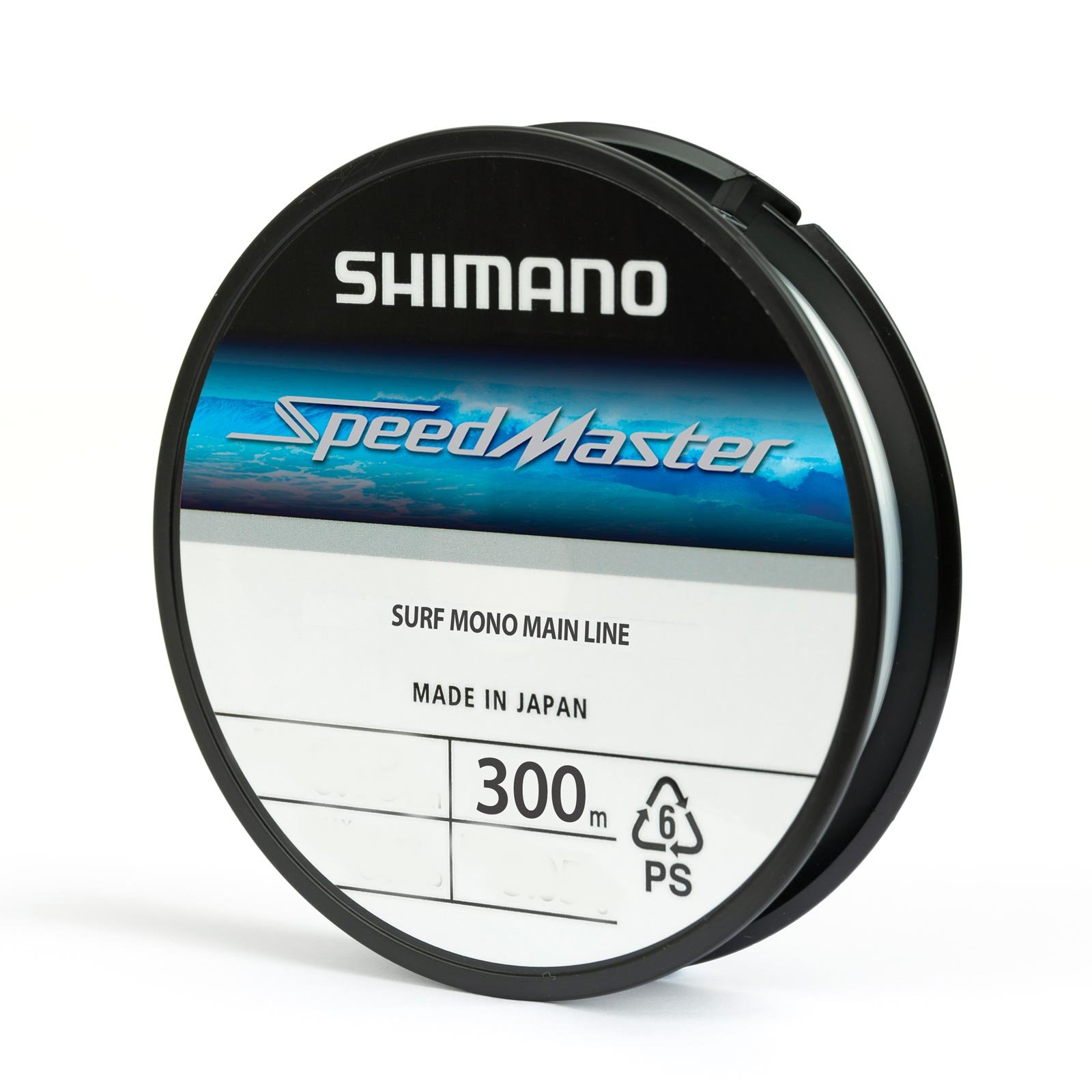 Shimano Speedmaster Surf Mono 300m 0,30mm/7,95kg monofile Angelschnur Detail 1