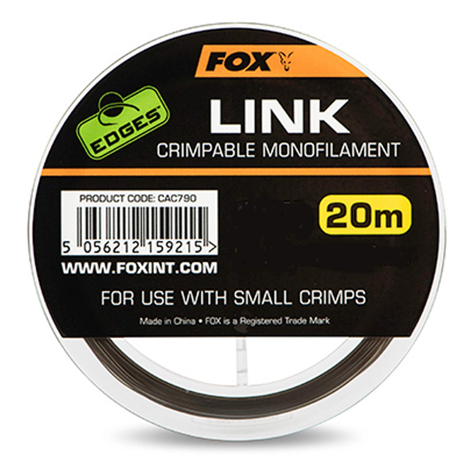 Fox Edges Link Crimpable Monofilament  20m Monofile Angelschnur