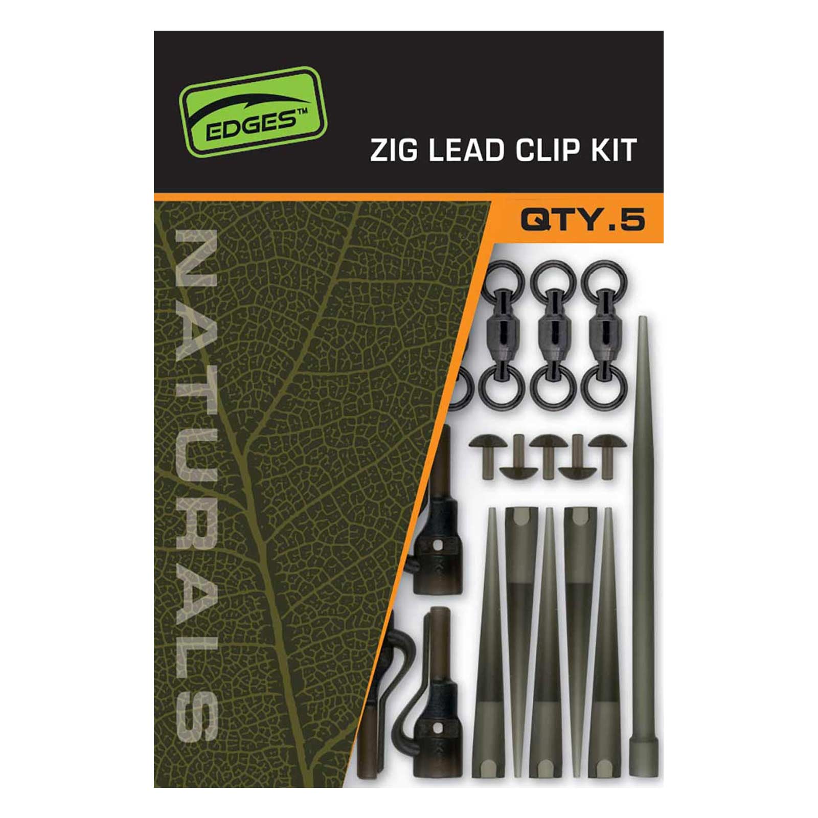 Fox Naturals Zig Lead Clip Kit Karpfen-Zubehör