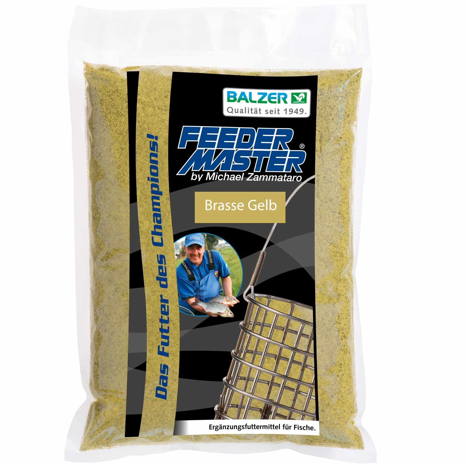 Balzer Michael Zammataro’s Feedermaster Futter Brasse gelb – 1kg Feederfutter