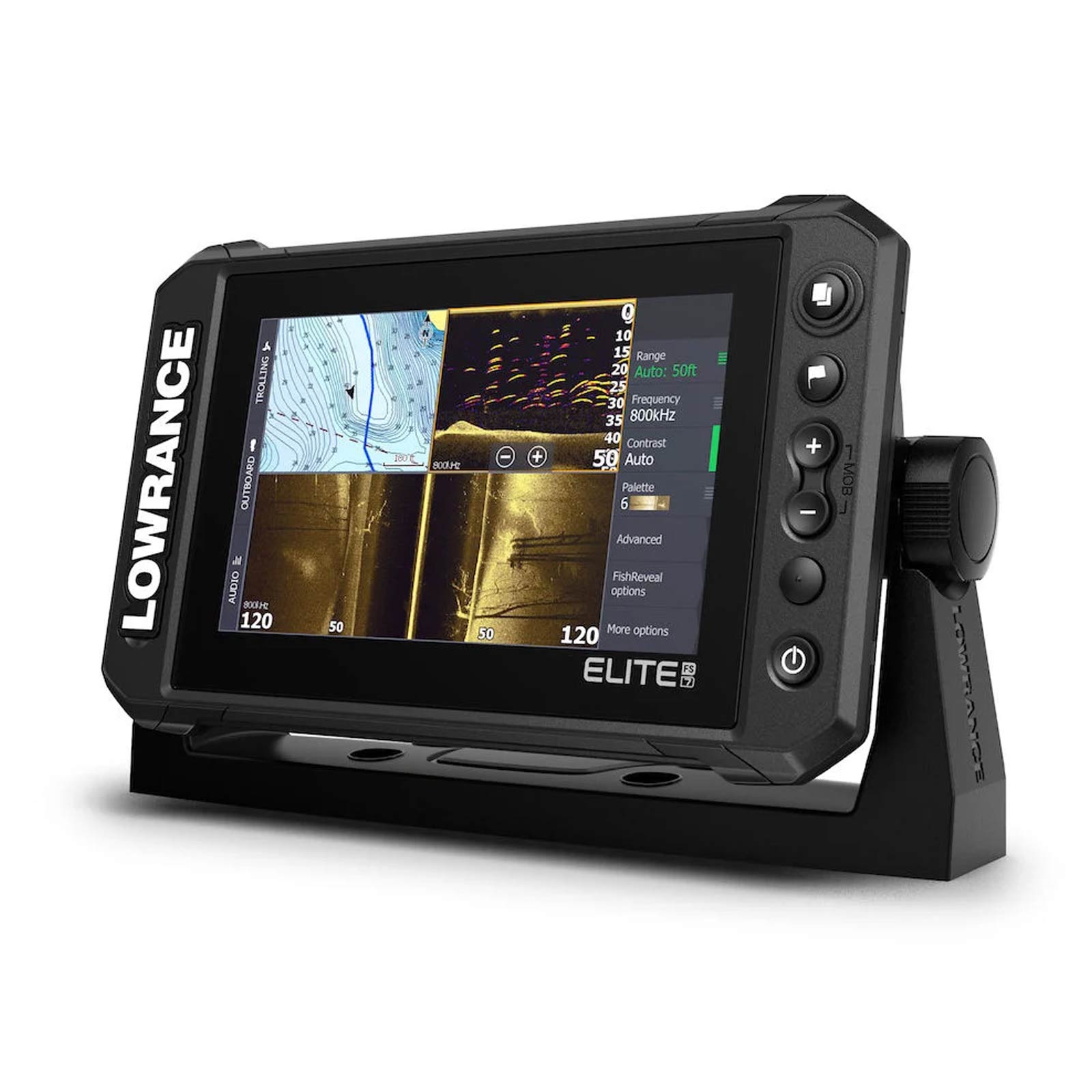 Lowrance Elite FS 7 Active Imaging™ 3-in-1 Festmontage Echolot mit Geber Detail 3