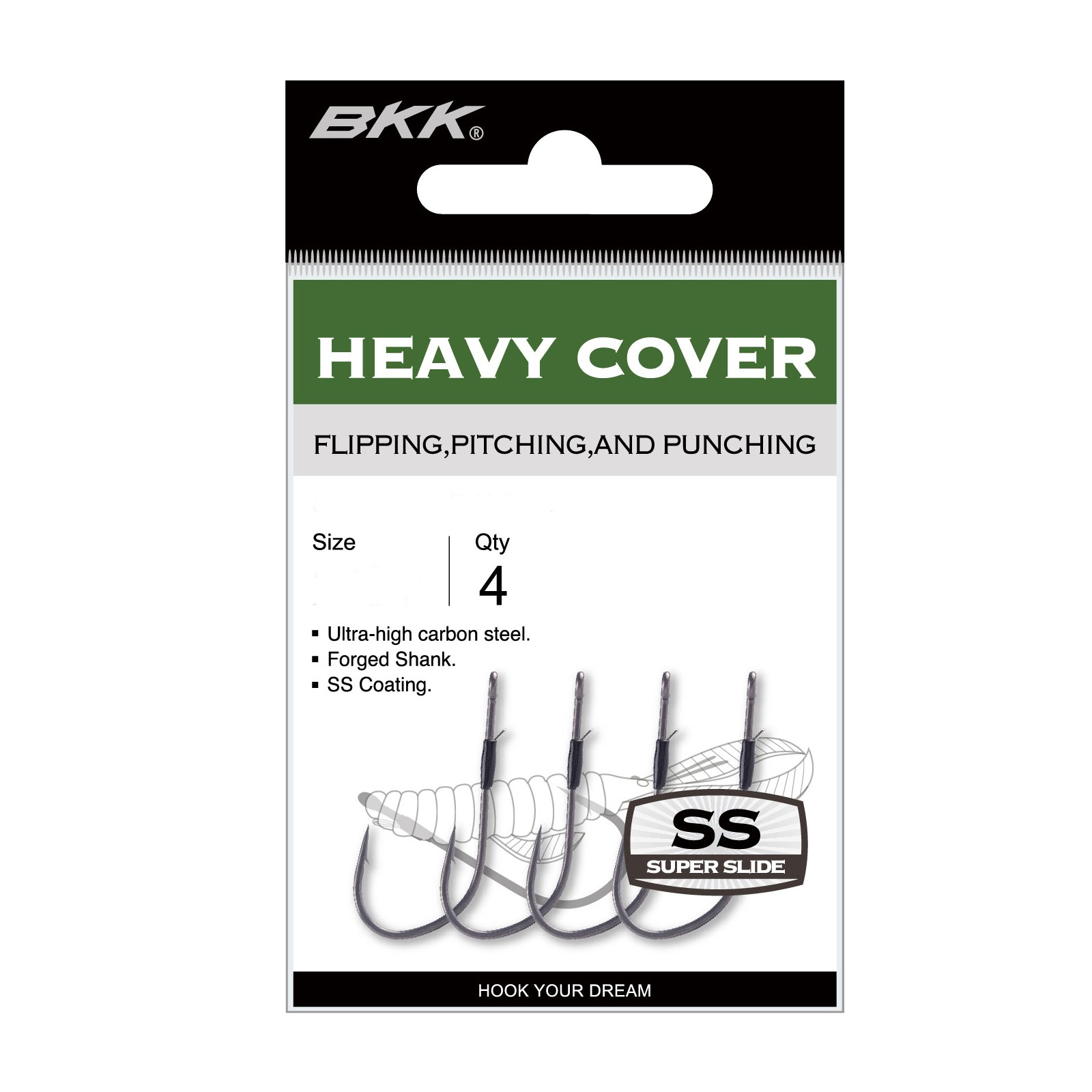 BKK Heavy Cover Finesse-Haken Packung