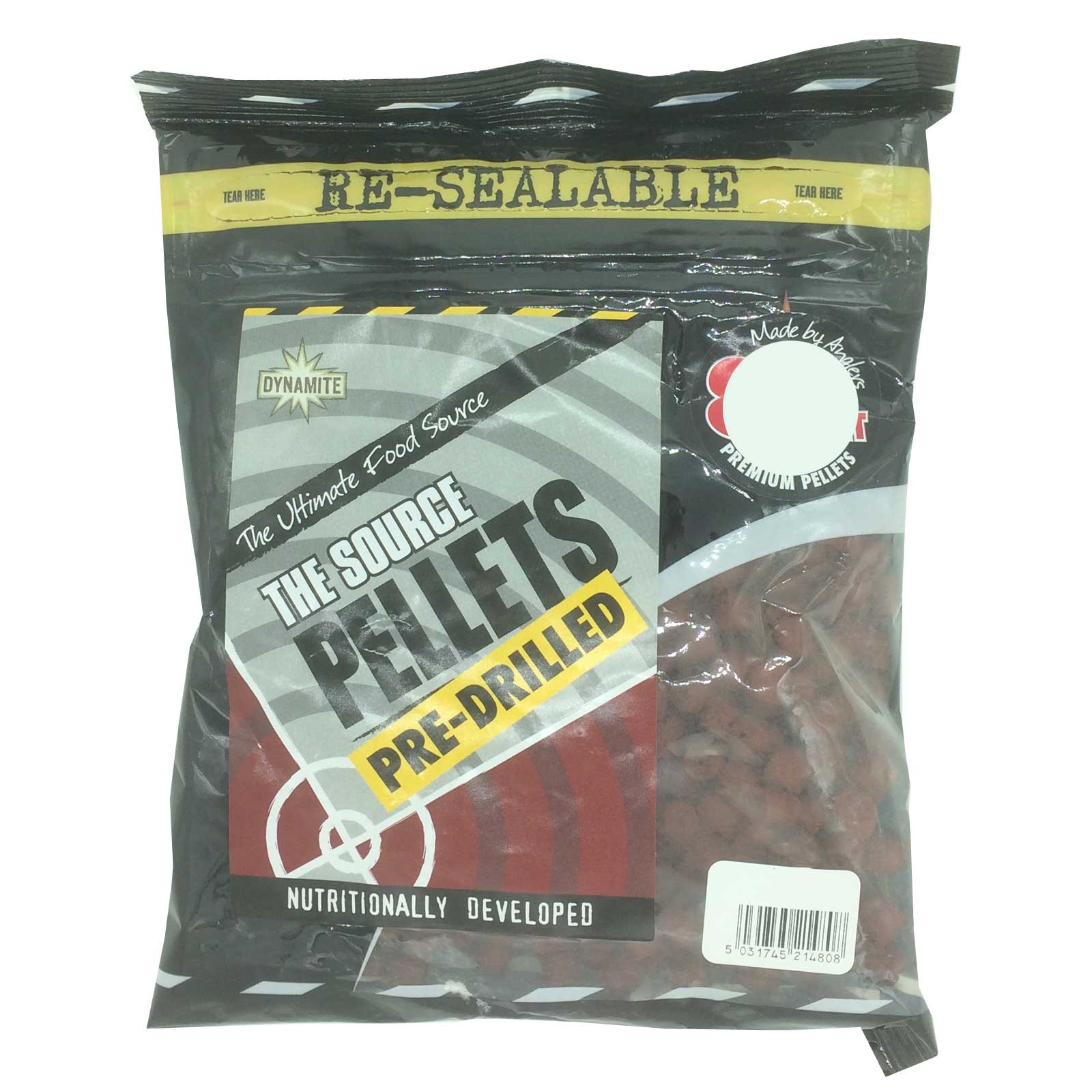 Dynamite Baits Pre-Drilled Pellets Source 8mm 350g